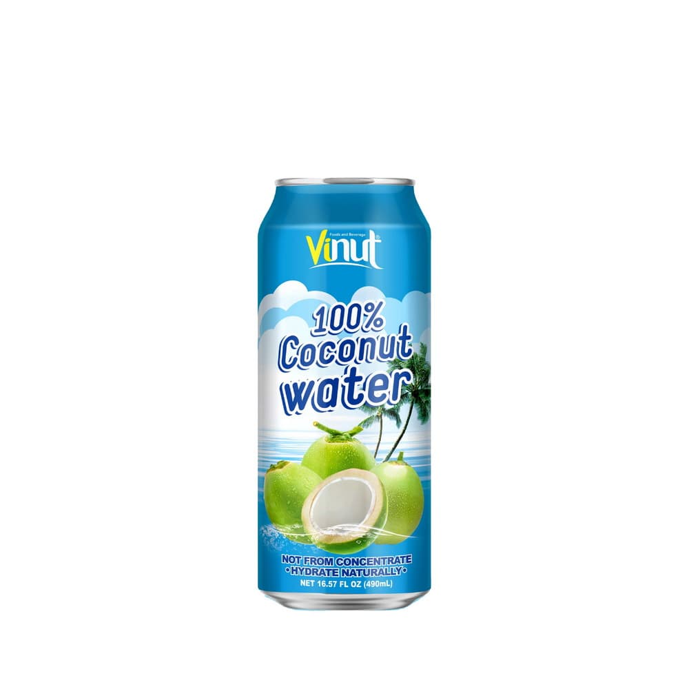 VINUT Air Kelapa 100%, Tin, 16.57 fl oz 490 mL