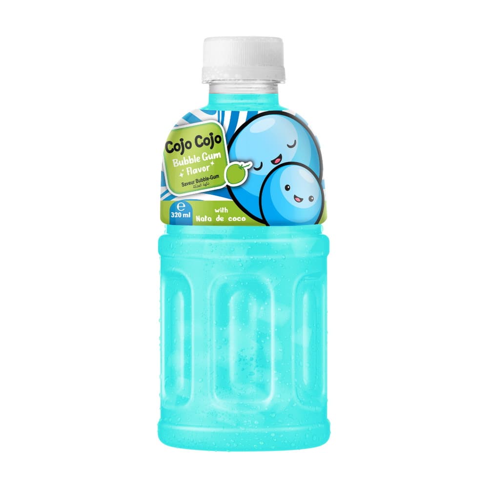 VINUT Minuman Perisa Gula-gula Getah, Dengan Nata De Coco, Botol PET, (320 mL)