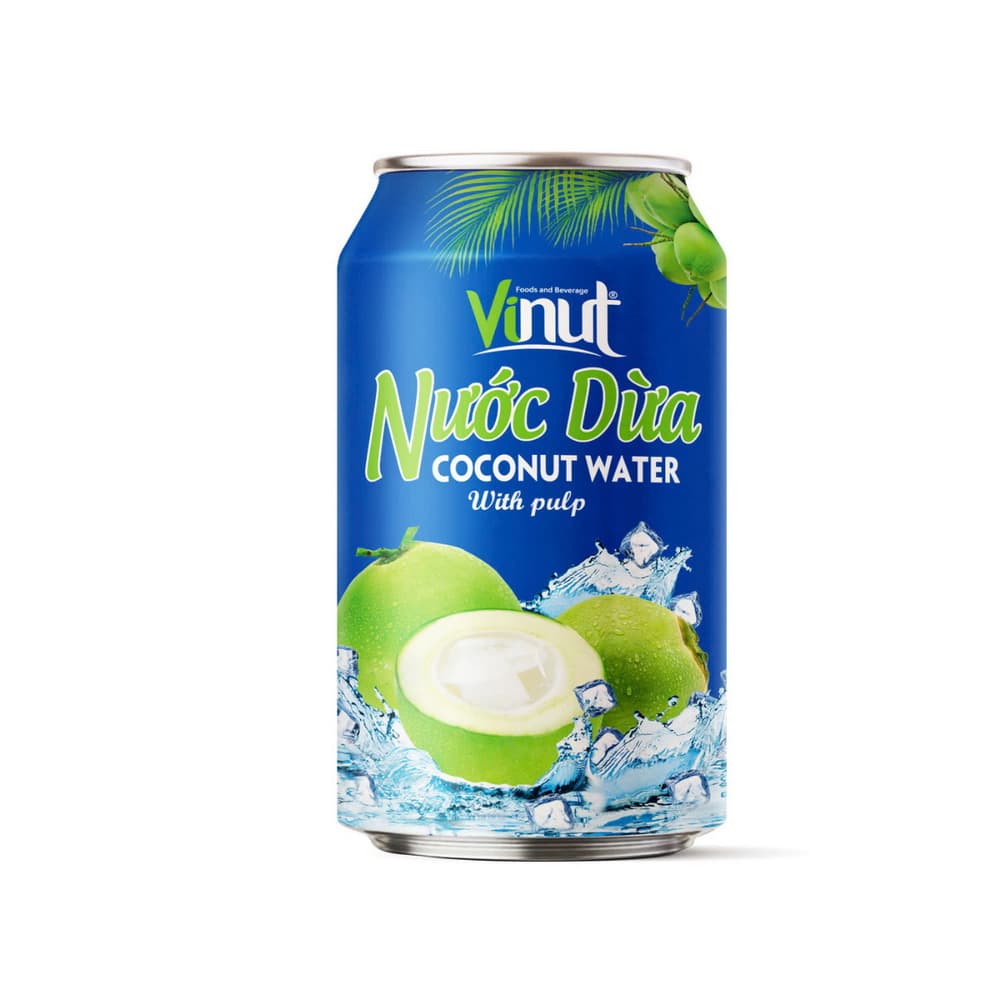 VINUT Air Kelapa dengan Isi, Tin, 11.1 fl oz 330 mL