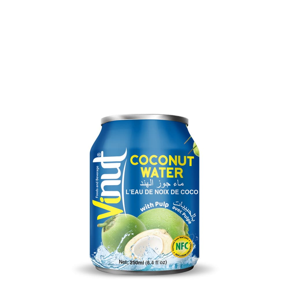 VINUT Air Kelapa dengan Isi, NFC, Tin, 8.45 fl oz 250 mL