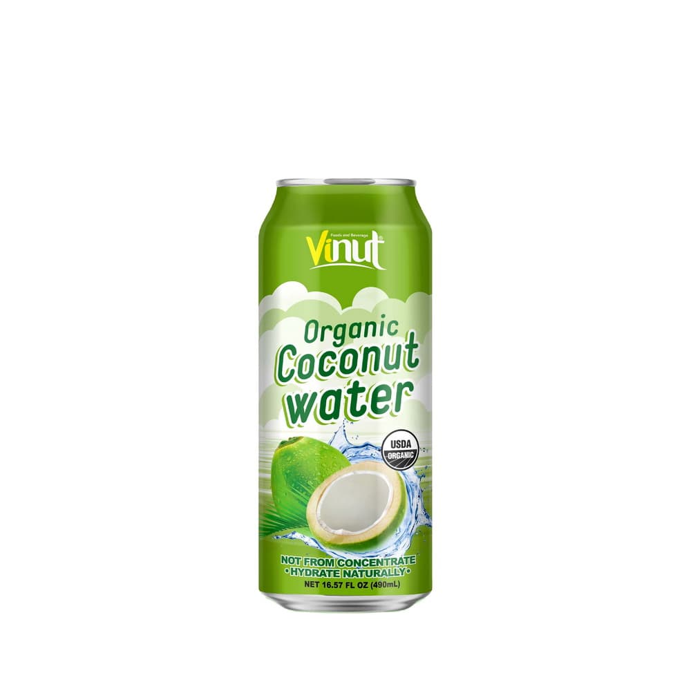 VINUT Air Kelapa Organik, Tin, 16.57 fl oz 490 mL